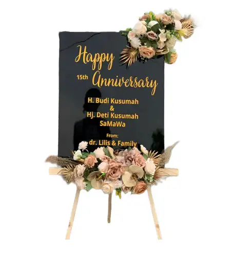 Papan Bunga Akrilik Cijurey