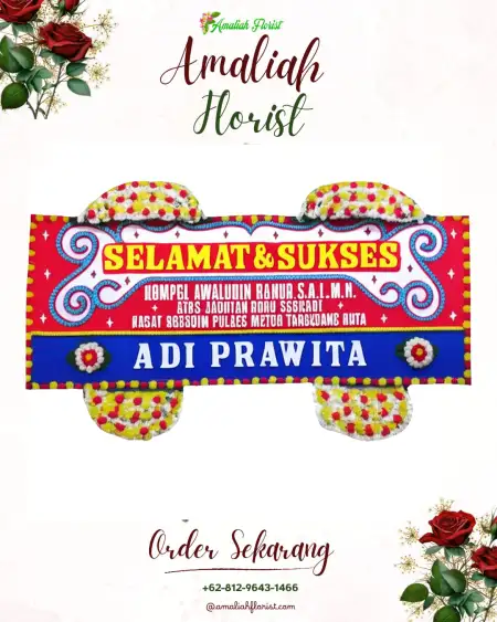 Papan Bunga Ucapan Selamat Cijurey
